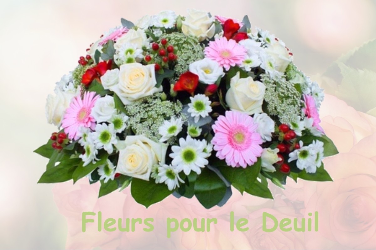 fleurs deuil DOUVILLE-EN-AUGE